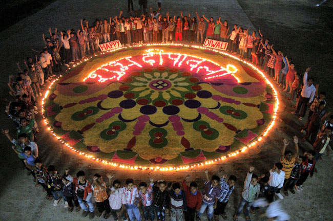 experiencing diwali festival in india