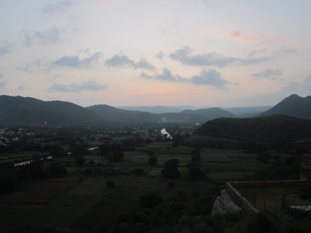 view from Fateh Garh in Udaipur