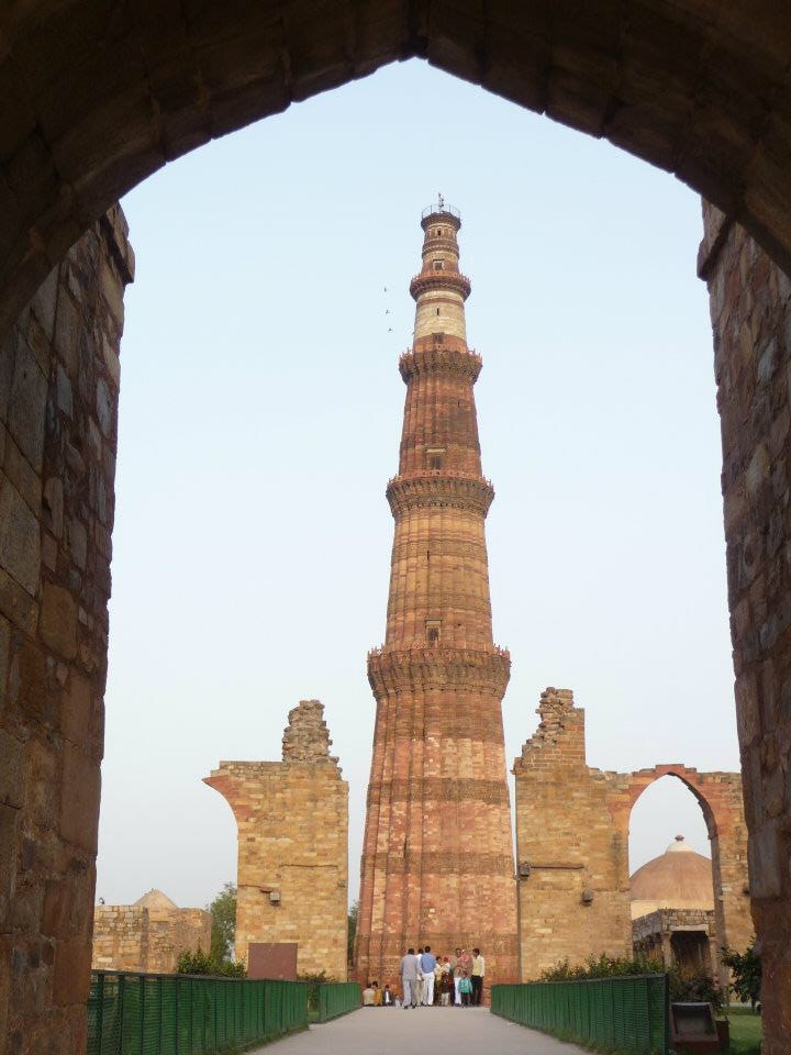 inde du nord - Qutub miner à Delhi