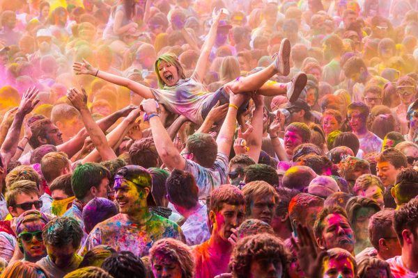 Holi celebration in India